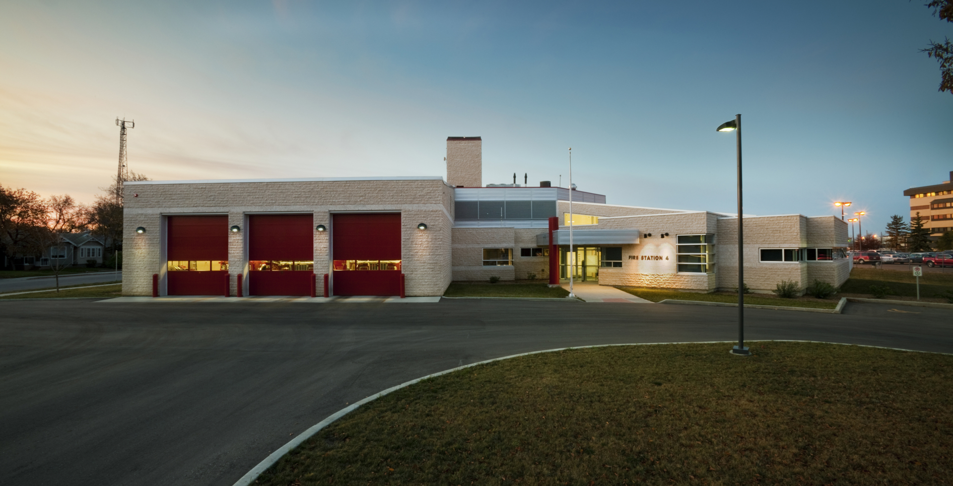 An image depicting P3A's Regina Fire Station no.4 project.