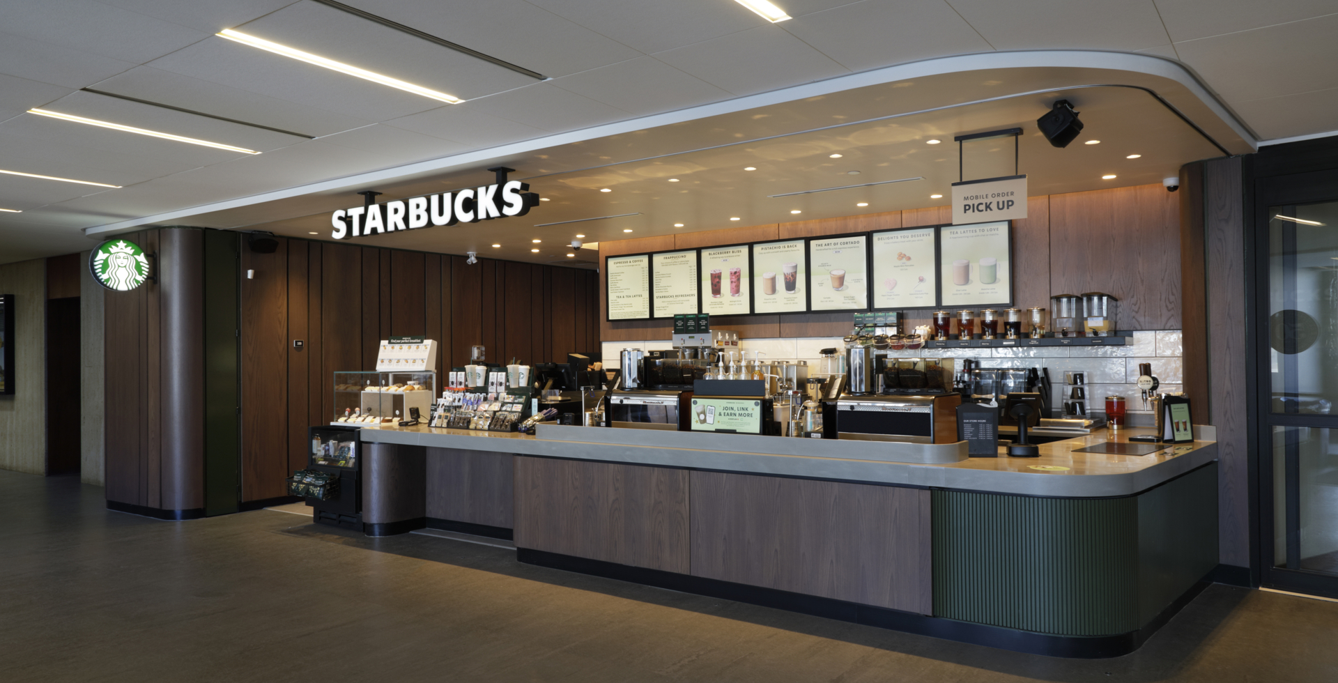 An image depicting P3A's University of Regina - Starbucks Coffee project.