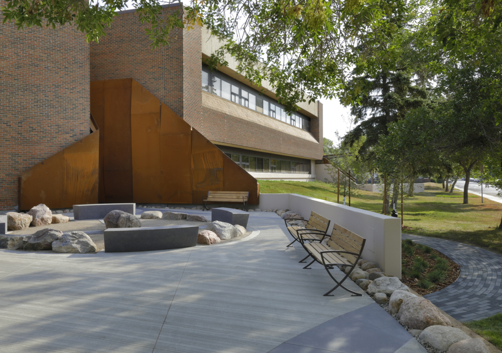 An image of P3A's FW Johnson High School project.