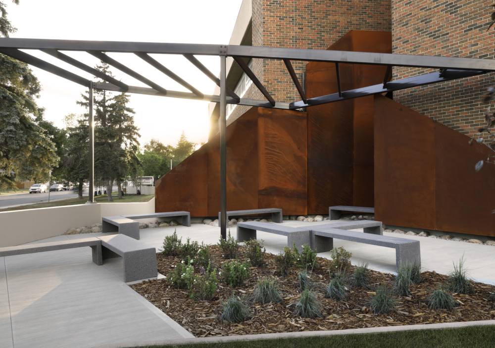 An image of P3A's FW Johnson High School project.