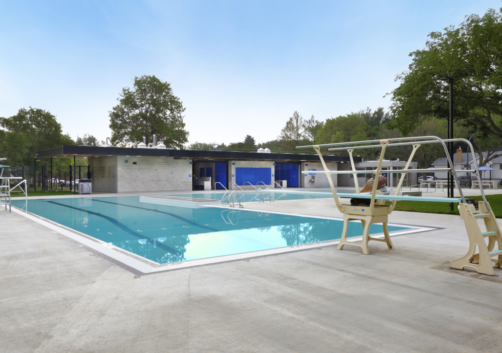 An image of P3A's Maple Leaf Outdoor Pool project.