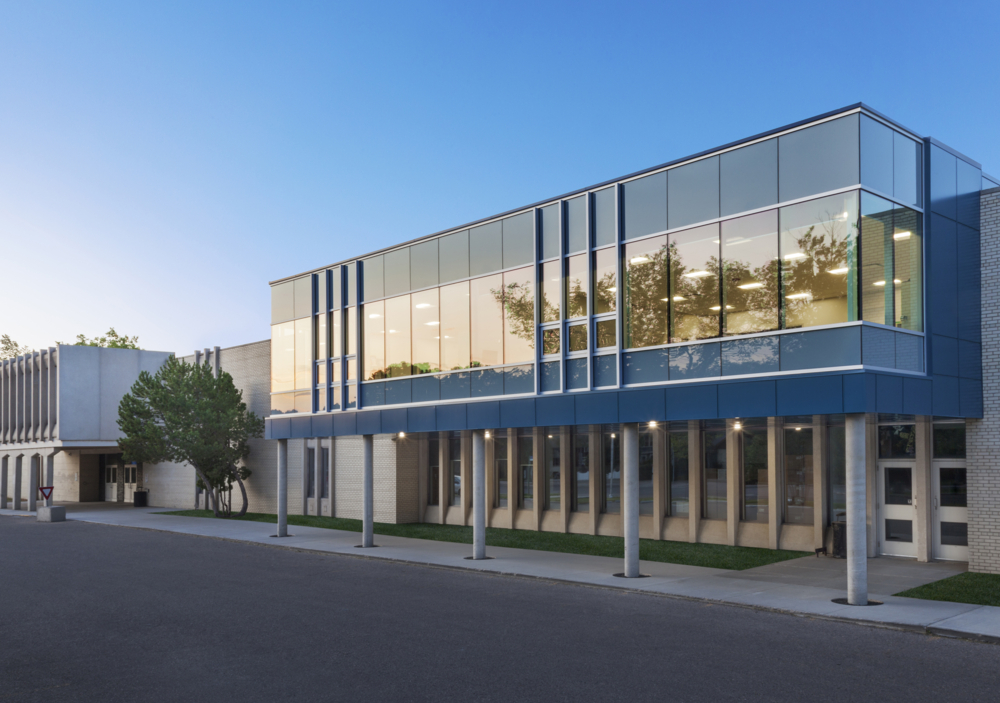 An image of P3A's Miller Comprehensive High School project.