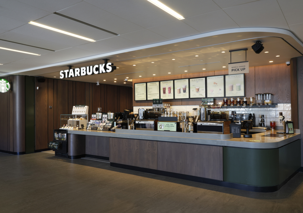 An image of P3A's University of Regina - Starbucks Coffee project.