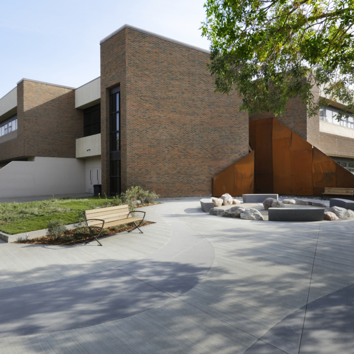 An image of P3A's FW Johnson High School project.