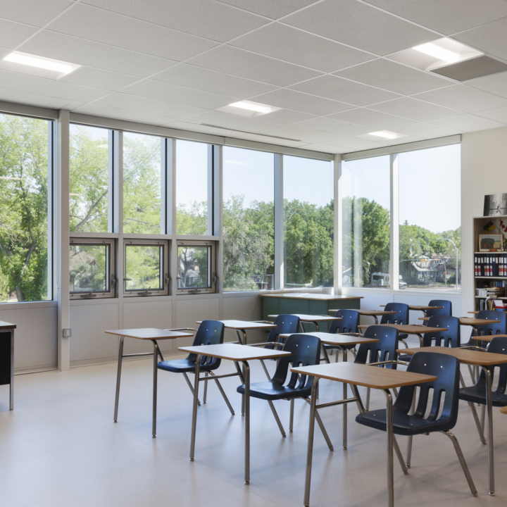An image of P3A's Miller Comprehensive High School project.