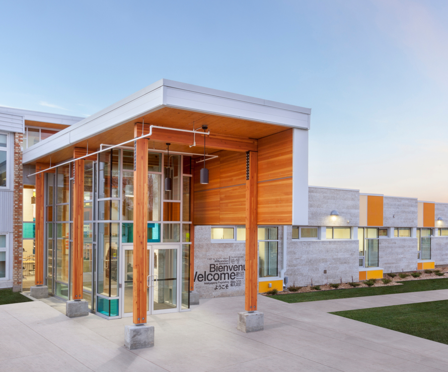 An image of P3A's École Gravelbourg School project.