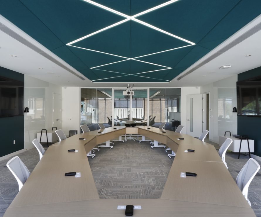 An image of P3A's Conexus Credit Union Head Office project.