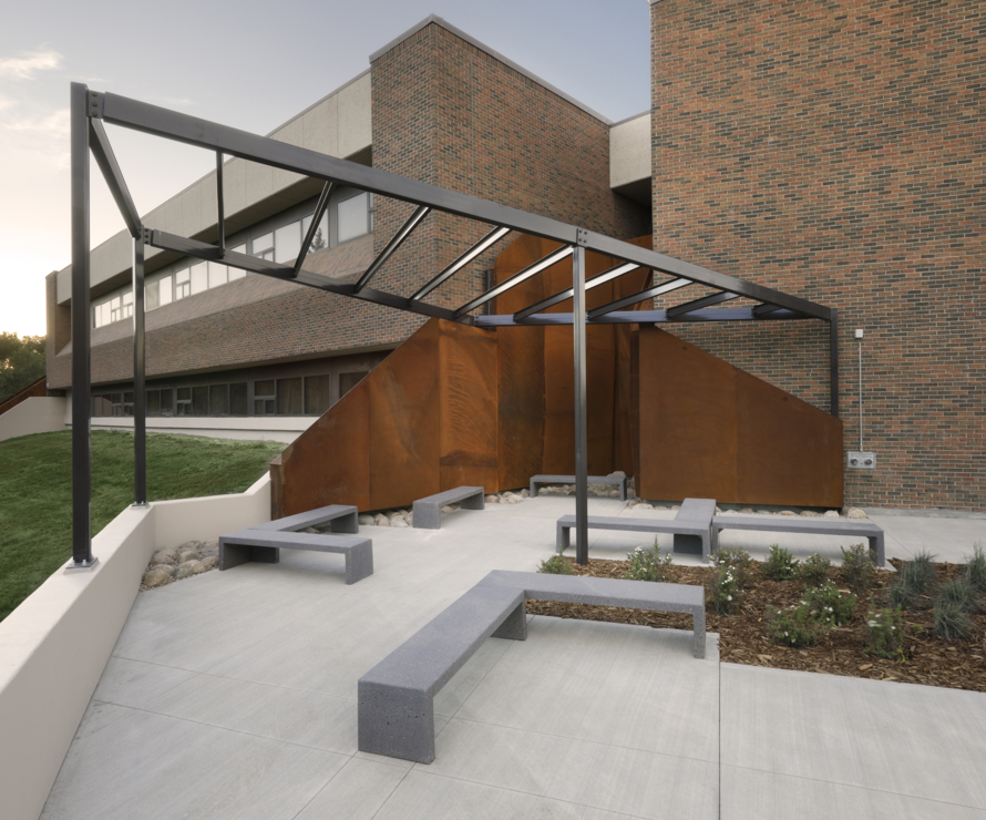 An image of P3A's FW Johnson High School project.
