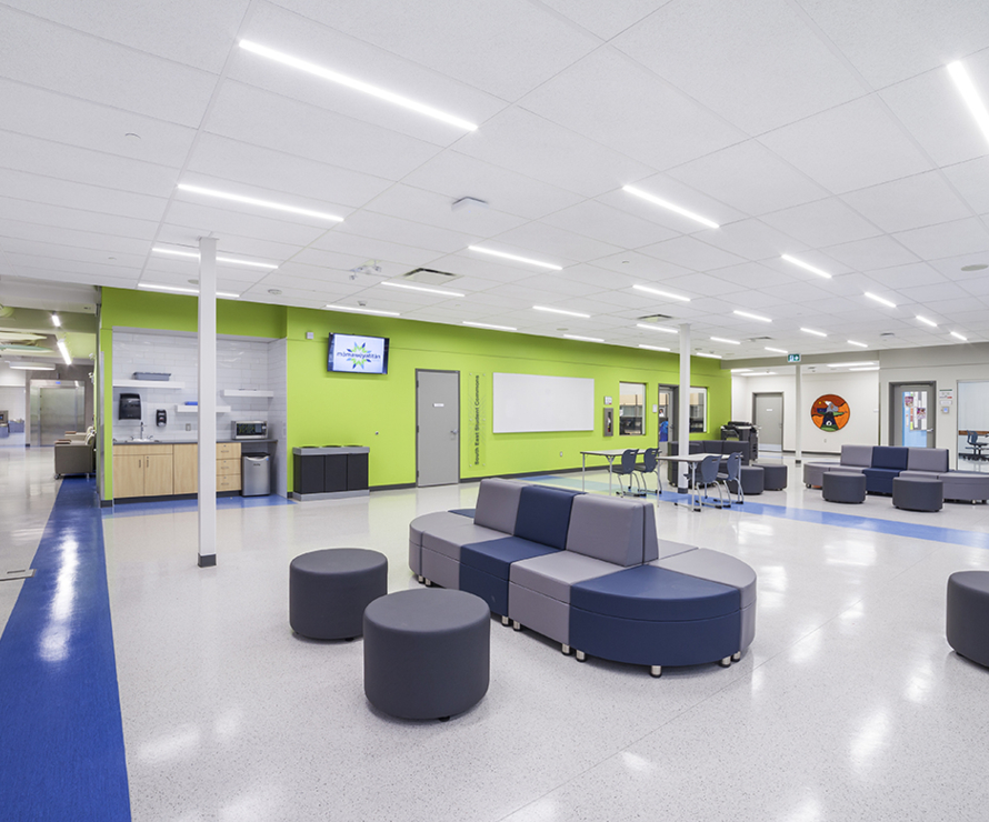 An image of P3A's mâmawêyatitân centre project.