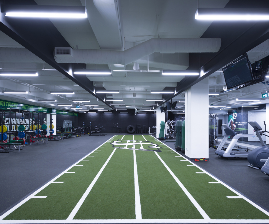 An image of P3A's Saskatchewan Roughrider Football Club project.