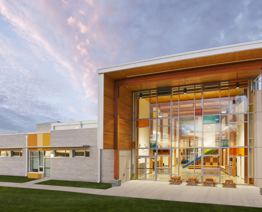 An image depicitng P3A's École Gravelbourg School project.