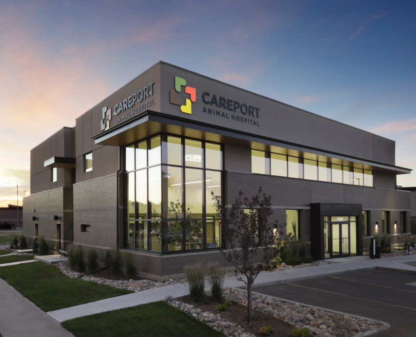 An image depicitng P3A's Careport Animal Hospital project.
