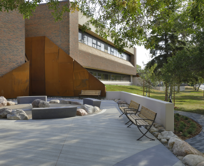 An image depicitng P3A's FW Johnson High School project.