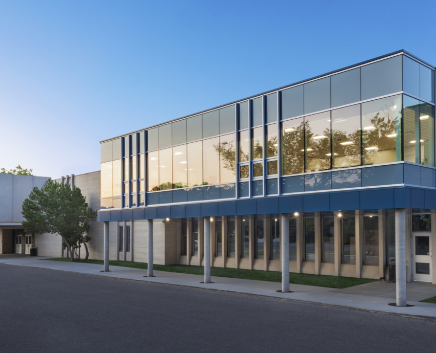 An image depicitng P3A's Miller Comprehensive High School project.