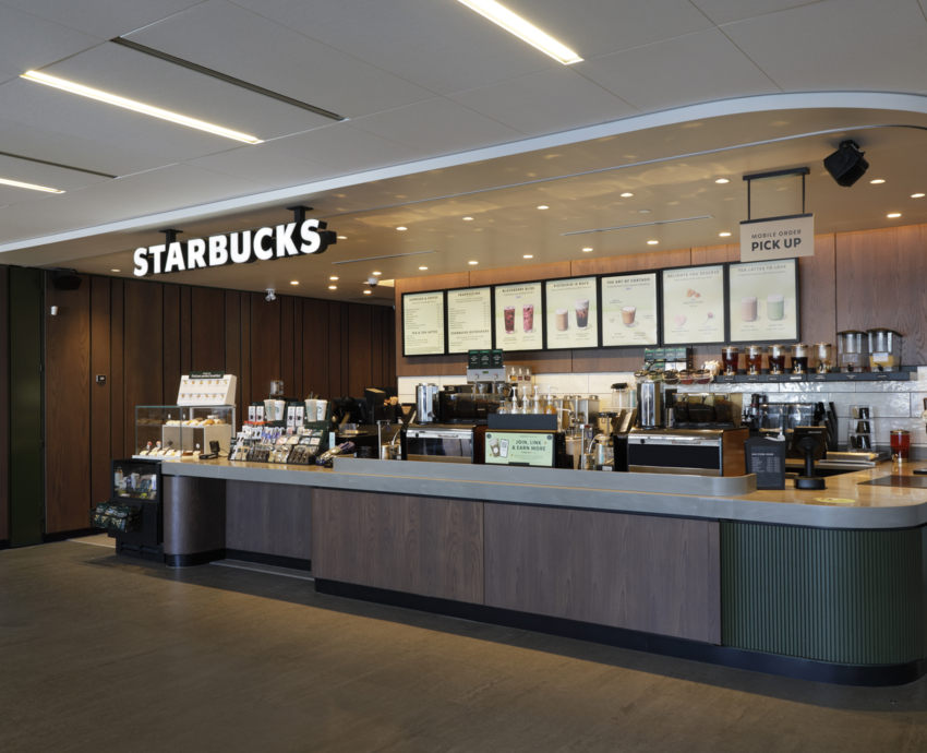 An image depicitng P3A's University of Regina - Starbucks Coffee project.